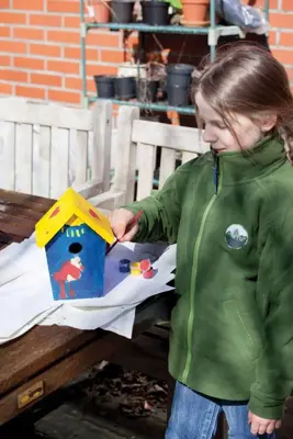 Esschert Design doe het zelf nestkastje met verf - afbeelding 3