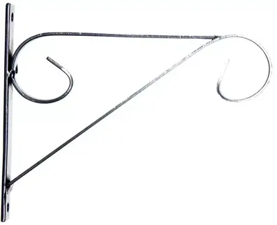 Esschert Design Hanging basket haak krul 19x2x16 cm - afbeelding 1