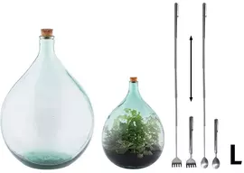 Esschert Design plant terrarium fles 35 liter set kopen?