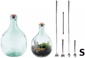 Esschert Design plant terrarium fles 5 liter set