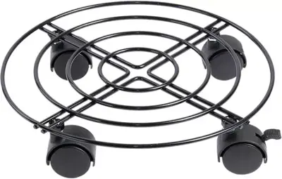 Esschert Design plantentrolley metaal rond s - afbeelding 1