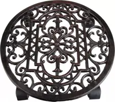 Esschert Design plantentrolley rond gietijzer 29,1 cm - afbeelding 1