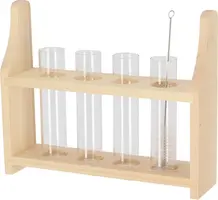 Esschert Design reageerbuisstandaard S – 4 glazen buisjes kopen?