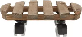 Esschert Design trolley bruin rond indoor - afbeelding 2