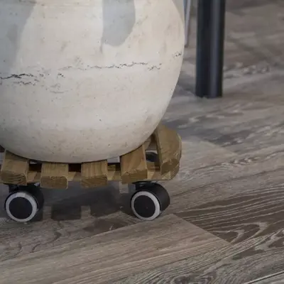 Esschert Design trolley bruin rond indoor - afbeelding 5