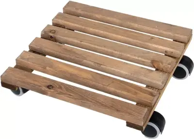 Esschert Design trolley bruin vierkant indoor - afbeelding 1
