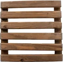 Esschert Design trolley bruin vierkant indoor - afbeelding 4