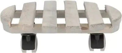 Esschert Design trolley grijs rond indoor - afbeelding 2