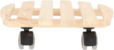 Esschert Design trolley naturel rond indoor - afbeelding 2