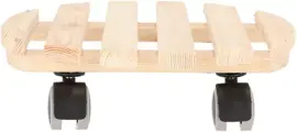 Esschert Design trolley naturel rond indoor - afbeelding 2