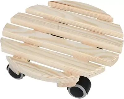 Esschert Design trolley naturel rond indoor - afbeelding 1