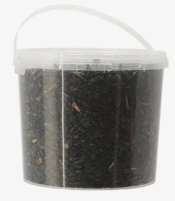Esschert Design zwarte zonnebloempitten emmer 13kg