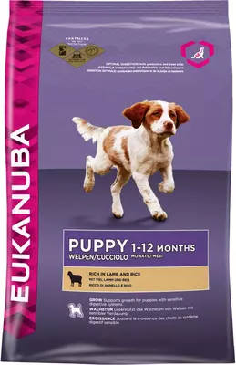 eukanuba dog puppy/junior large lamb&rice 2.5 kg