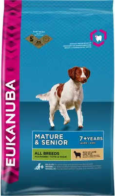 eukanuba dog senior small/medium lamb&rice 2.5 kg