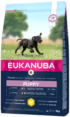 Eukanuba Puppy L/XL kip 3kg 