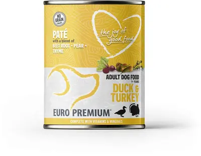 Euro Premium paté adult duck & turkey 400g (6) - afbeelding 2