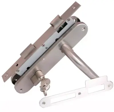 Eurofix Deurslotset rvs schild rond - afbeelding 1