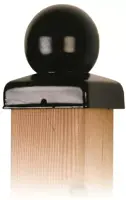 Eurofix paalkap bol 71x71 mm zwart kopen?