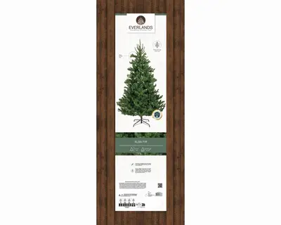 Everlands Alba fir kunstkerstboom groen 210cm - afbeelding 5