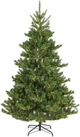 Everlands Alba fir verlichte kunstkerstboom groen 210cm, 2400 lampjes - afbeelding 1