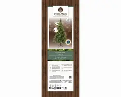 Everlands Allison fir verlichte kunstkerstboom groen 180cm, 320 lampjes - afbeelding 6