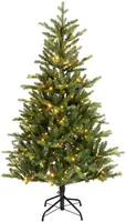 Everlands Allison fir verlichte kunstkerstboom groen 180cm, 320 lampjes - afbeelding 1