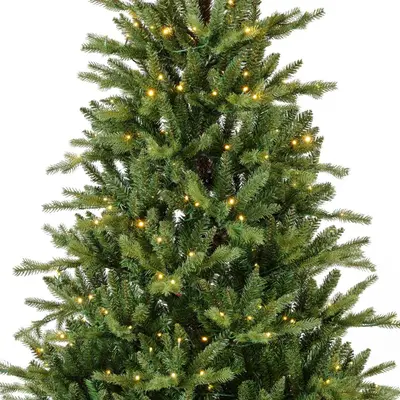 Everlands Allison fir verlichte kunstkerstboom groen 210cm, 430 lampjes - afbeelding 3