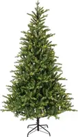 Everlands Allison fir verlichte kunstkerstboom groen 210cm, 430 lampjes - afbeelding 1