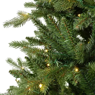 Everlands Allison fir verlichte kunstkerstboom groen 210cm, 430 lampjes - afbeelding 3