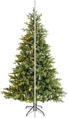 Everlands Allison fir verlichte kunstkerstboom groen 210cm, 430 lampjes - afbeelding 2