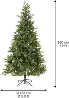 Everlands Allison pine grote kunstkerstboom groen 240cm - afbeelding 7