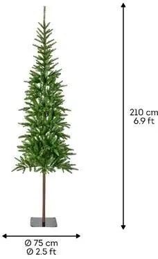 Everlands Alpbach fir kunstkerstboom groen 210cm - afbeelding 2