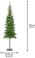 Everlands Alpbach fir kunstkerstboom groen 210cm - afbeelding 2