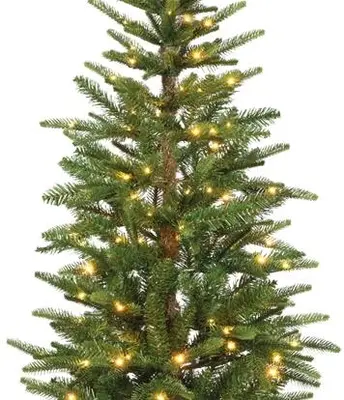 Everlands Alpbach fir verlichte kunstkerstboom groen 180cm, 160 lampjes - afbeelding 6