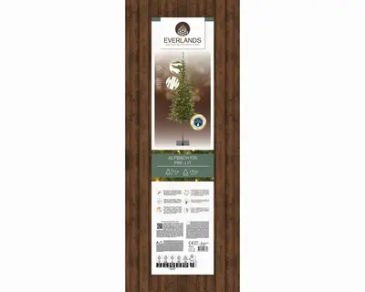 Everlands Alpbach fir verlichte kunstkerstboom groen 210cm, 220 lampjes - afbeelding 7