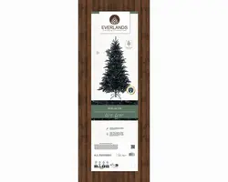 Everlands Berlin fir kunstkerstboom zwart 210cm - afbeelding 6