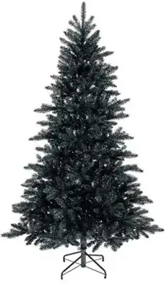 Everlands Berlin fir kunstkerstboom zwart 210cm - afbeelding 1