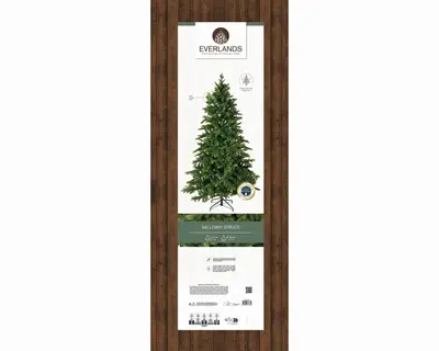 Everlands Galloway spruce grote kunstkerstboom groen 240cm - afbeelding 7