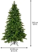 Everlands Galloway spruce kunstkerstboom groen 210cm - afbeelding 6