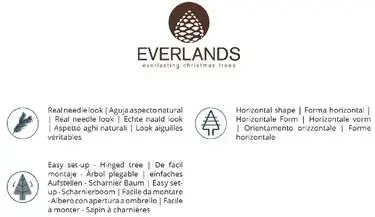 Everlands Galloway spruce kunstkerstboom groen 210cm - afbeelding 7