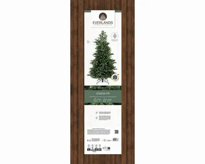 Everlands Geneva fir kunstkerstboom groen 180cm - afbeelding 7