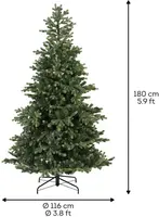 Everlands Geneva fir kunstkerstboom groen 180cm - afbeelding 4