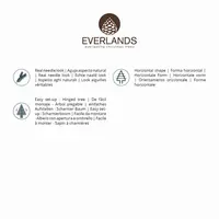 Everlands Geneva fir kunstkerstboom groen 210cm - afbeelding 8