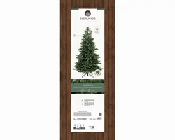 Everlands Geneva fir kunstkerstboom groen 210cm - afbeelding 7