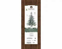Everlands Grandis fir grote kunstkerstboom besneeuwd groen 240cm - afbeelding 7