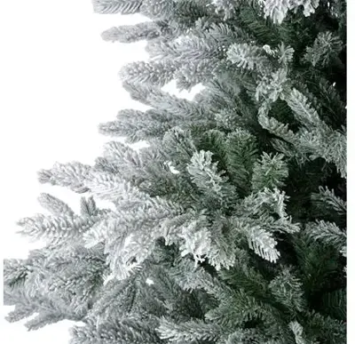 Everlands Grandis fir grote kunstkerstboom besneeuwd groen 240cm - afbeelding 5