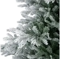 Everlands Grandis fir grote kunstkerstboom besneeuwd groen 240cm - afbeelding 5
