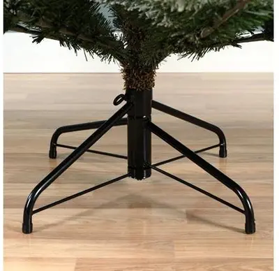 Everlands Grandis fir grote kunstkerstboom besneeuwd groen 300cm - afbeelding 5