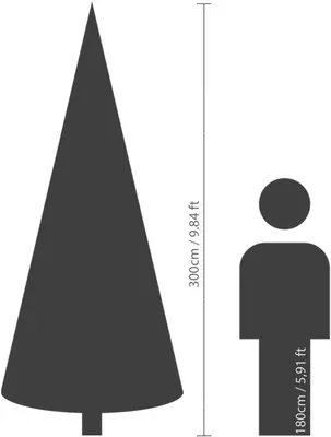 Everlands Grandis fir grote kunstkerstboom besneeuwd groen 300cm - afbeelding 6