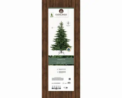 Everlands Grandis fir grote kunstkerstboom groen 240cm - afbeelding 8
